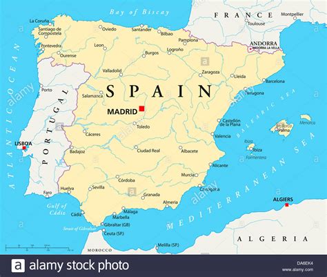 Spain Map Stock Photos & Spain Map Stock Images   Alamy