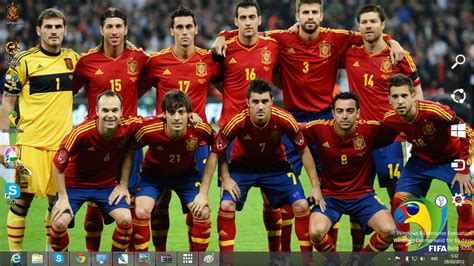 Spain National Football Team 2014 Theme For Windows 7 And ...