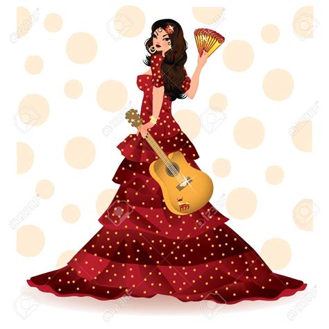 Spanish Flamenco Clipart  72+