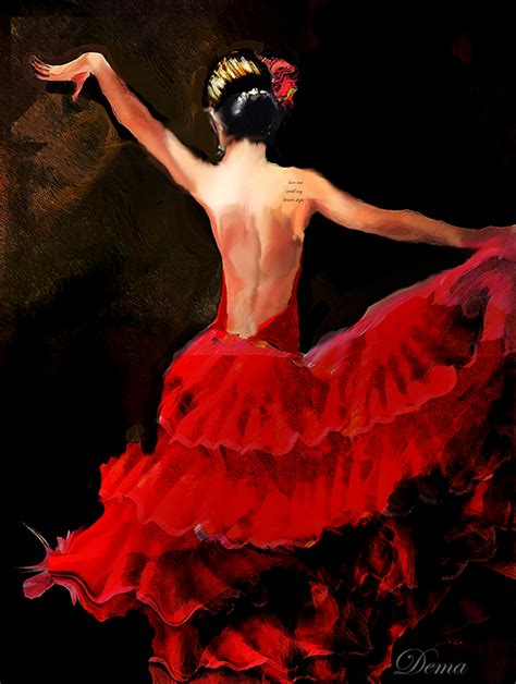 Spanish flamenco dancer on Behance