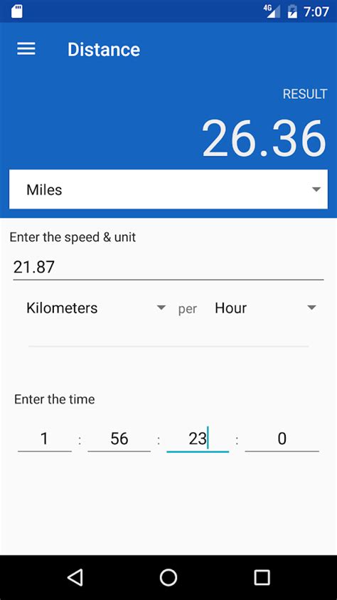 Speed Distance Time Calculator   Android Apps on Google Play