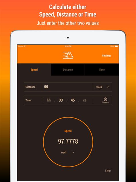 Speed Distance Time Calculator on the App Store