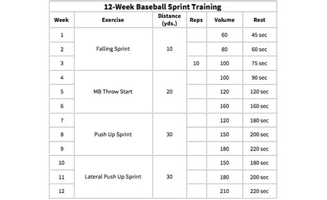 Speed Training For Baseball   Free 12 Week Program + Video