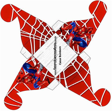 Spiderman: Cajas para Imprimir Gratis. | Ideas y material ...