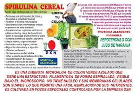 Spirulina cereal DXN para qué sirve – Afiliacion Gratuita DXN