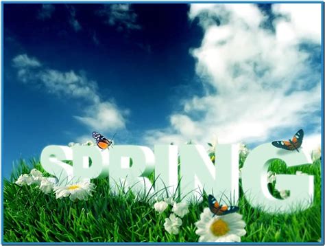Spring screensaver 3d   Download free
