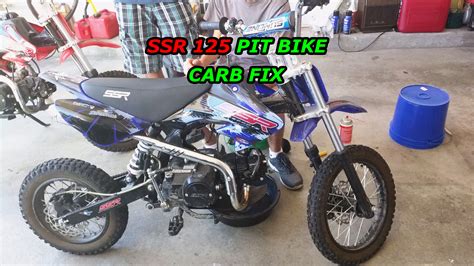 SSR 125 Pit Bike Carb Fix   Engine Dies When You Turn off ...