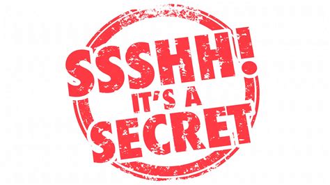 Ssshh Its a Secret Classified Confidential Personal Stamp ...