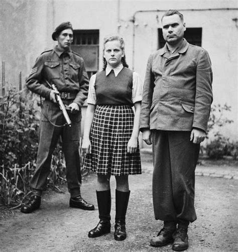 独破戦線 on Twitter:  若く美人で残虐というイルマ・グレーゼも、その裁判でクラーマーと同じく死刑。ナチス ...