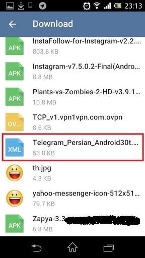آموزش فارسی کردن تلگرام Telegram اندروید + تصاویر
