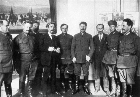 Stalin and comrades during the 14th Soviet communist party ...