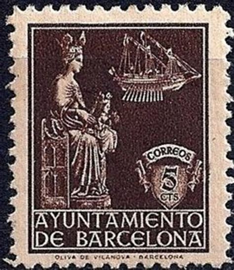 Stamp: Ayuntamiento de Barcelona  Spain   Barcelona  Mi:ES ...