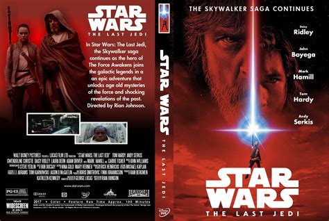 Star Wars: Episode VIII The Last Jedi DVD Cover Cover ...
