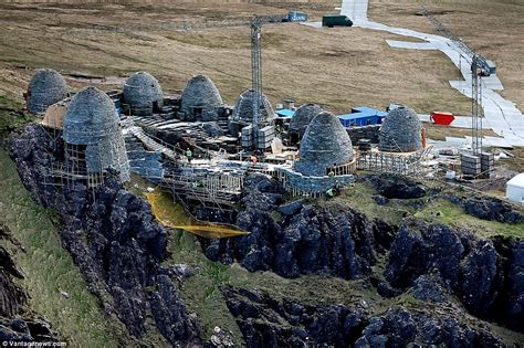Star Wars Jedi style temple on an Irish cliff overlooking ...