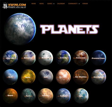 star wars planets   Google Search | Bar Mitzvah Party ...