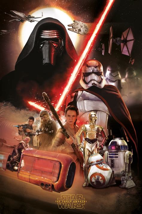 star wars poster art force awakens