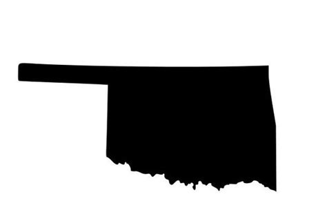 State of Oklahoma OK outline SVG Digital Download Cuttable ...