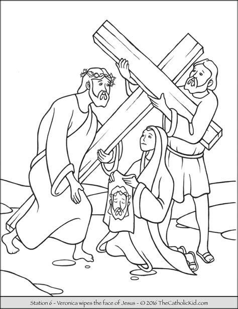 Stations of the Cross Coloring Pages   The Catholic Kid