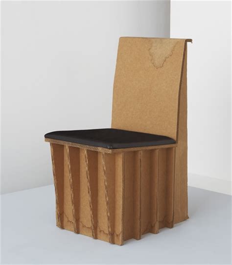 Stearns Joel | Prototype cardboard chair  1990  | MutualArt