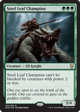 Steel Leaf Champion from Dominaria Spoiler