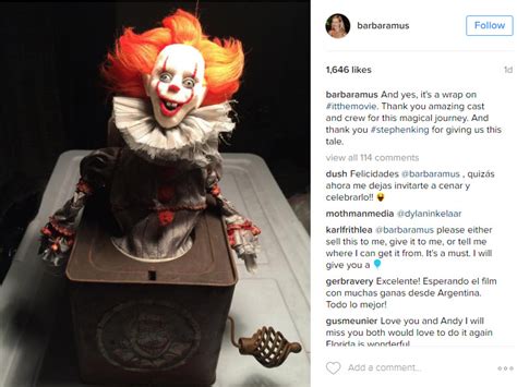 Stephen King s  It  movie wraps with new Pennywise image ...