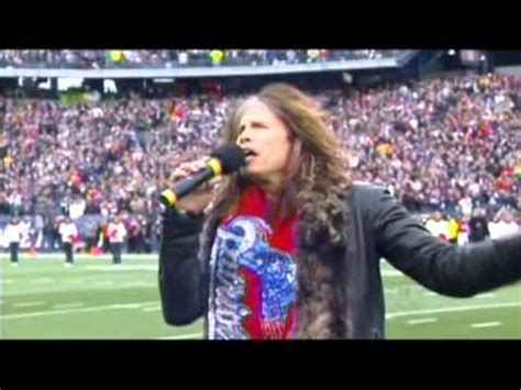 Steven Tyler messed up the national anthem !   YouTube