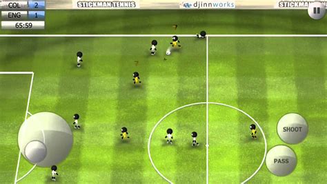Stickman Soccer 2014   Colombia 3 / England 1   YouTube
