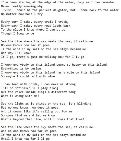 Stitch Kingdom on Twitter:  transcribed lyrics to #Moana ...
