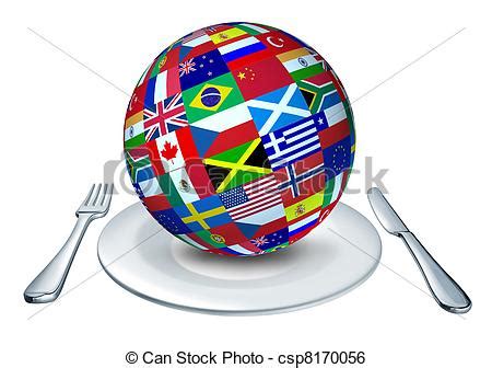 Stock de Ilustracion de mundo, cocina   internacional ...