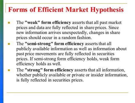 STOCK VALUATION METHODS AND EFFICIENT MARKET HYPOTHESIS ...