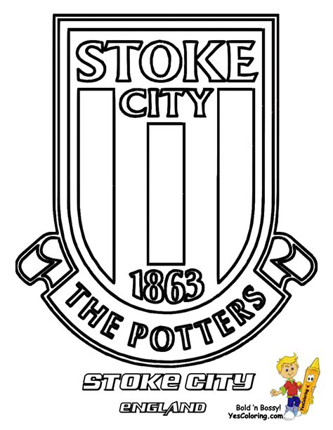 Stoke City FC coloring pages #StokeCityFC #coloringpages ...