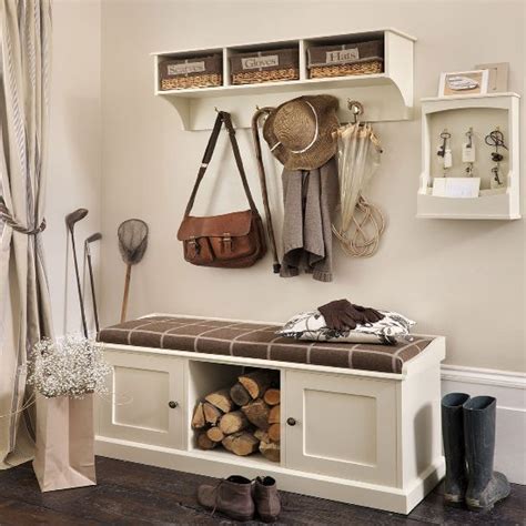 Storage bench and shelf from The Dormy House | Hallway ...