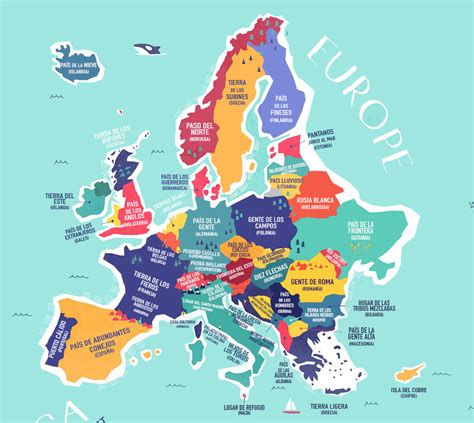 Strambotic » Mapa del significado literal de los países ...