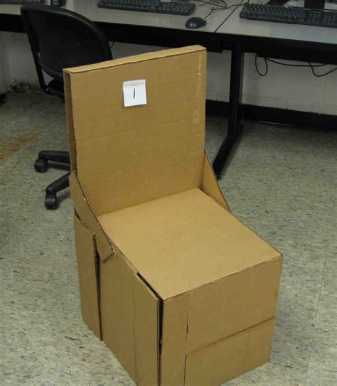 Students Design and Build Cardboard Chairs | Watkins ...