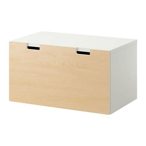 STUVA Banco con cajón blanco/abedul IKEA