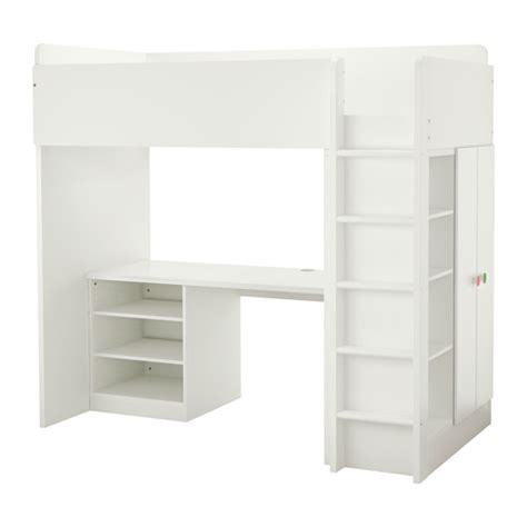 STUVA / FÖLJA Loft bed combo w 2 shelves/2 doors   IKEA