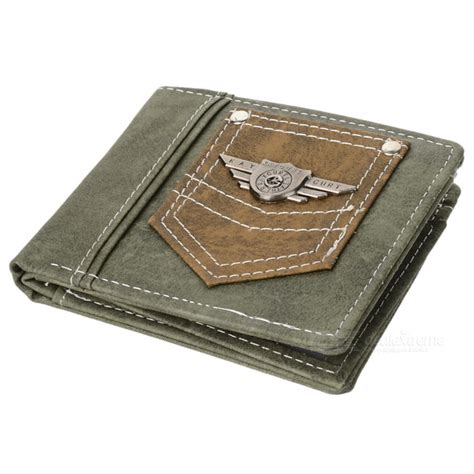 Stylish Canvas Fold up Wallet for Men   Coffee   Free ...