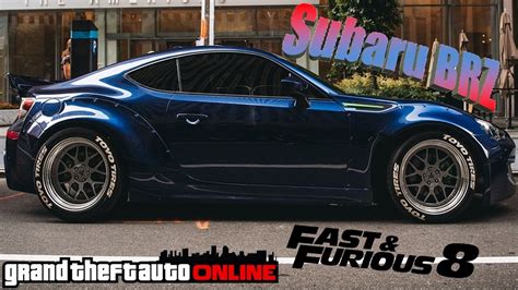 Subaru BRZ: Fast & Furious 8 | Tunagem  GTA Online    YouTube