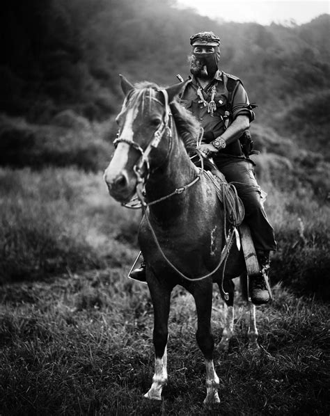 Subcomandante Marcos, spokesman for the Zapatista Army of ...