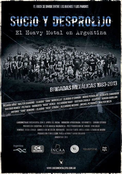 Sucio y desprolijo: El heavy metal en Argentina  2015 ...