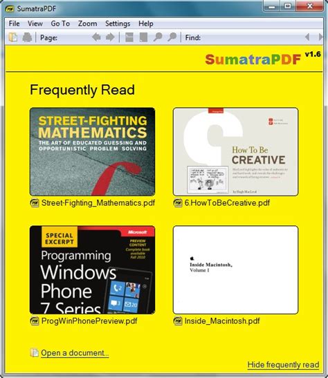 Sumatra PDF, el lector pdf más rápido para Windows | XankaClan