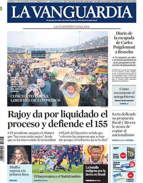 Sun Dec 3rd 2017 Catalonia: Rajoy considers process over ...