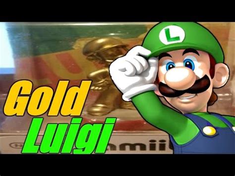 Super Smash Bros. 4 3DS & Wii U: Golden Luigi Amiibo   YouTube