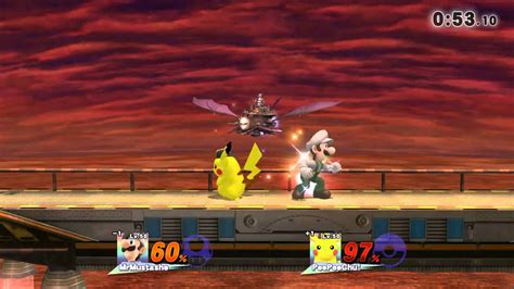 Super Smash Bros Wii U   Amiibo Battle Luigi Vs Pikachu ...