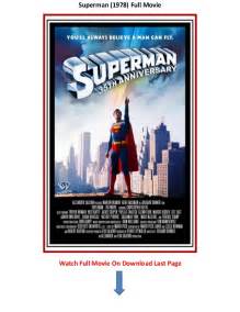 Superman  1978  | Watch New Release Movies Online For Free ...