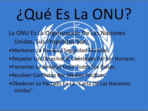 Surgimiento de la onu