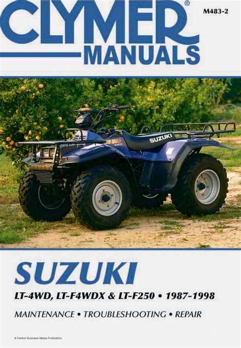 Suzuki LT 4WD, LT F4WDX & LT F250 ATV  1987 1998  Service ...