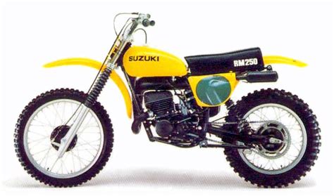 Suzuki RM250 and RMX250 model history