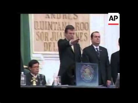 Swearing in ceremony for new Mayor of Mexico City   YouTube