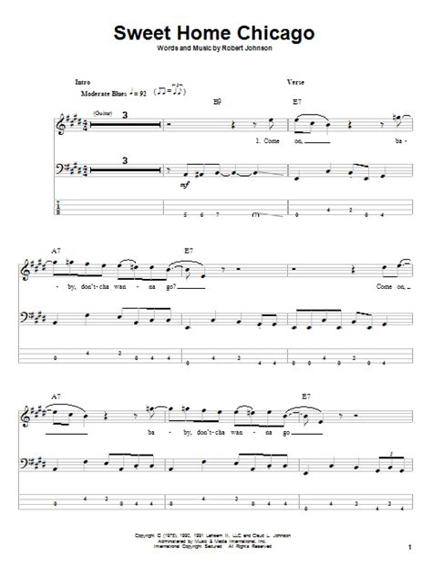 Sweet Home Chicago | Sheet Music Direct